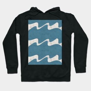 Blue Sea Wave Summer Holiday Hoodie